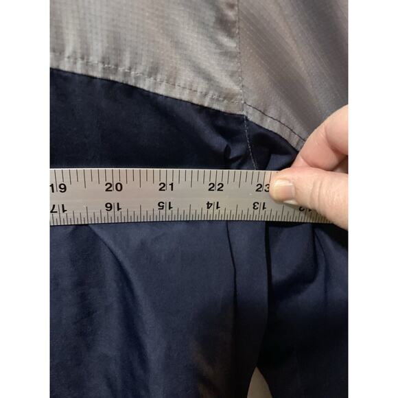 Vintage Starter Windbreaker Jacket Men's Size XL‎ Grey/Navy/Green Zip-Up - Picture 14 of 16